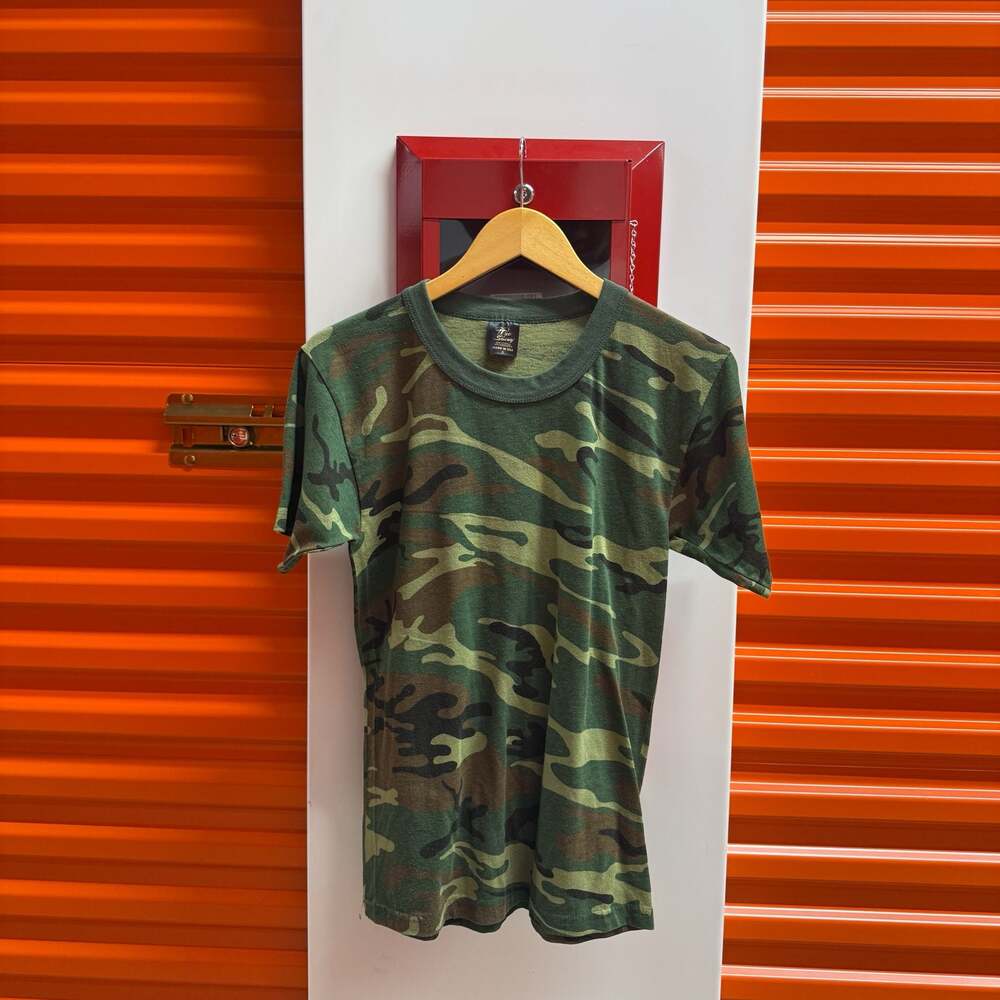 Vintage Tee Swing Woodland Camouflage Short Sleeve T-Shirt Made in USA